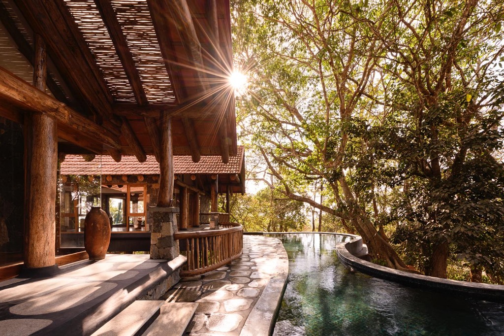 Stone Lodges Timber Villa and Natural Water Channel